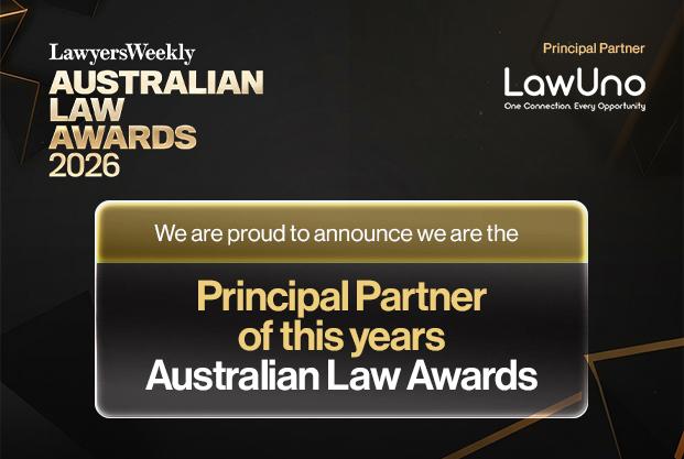 Australian Law Awards 2026 — industry partnership